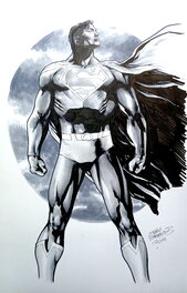 Eddy Barrows - Superman,  commission. - Illustration originale