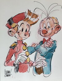 Charel Cambré - Spirou et Fantasio - Illustration originale