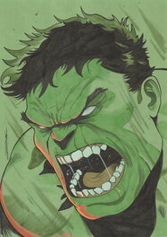 Raúl Lara - Hulk - Original Illustration