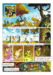 Cyril Pedrosa - La Fontaine aux Fables - Le Loup Devenu Berger - Planche originale 1 - Comic Strip