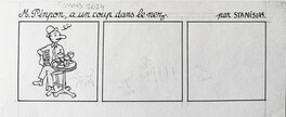 Ébauche au dos du strip Ébauche au dos du strip