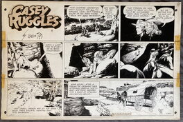 Warren Tufts - Casey Ruggles Sunday 1951 - Planche originale