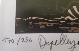N°170/250, signé : Depelley N°170/250, signé : Depelley
