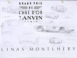 Denis Sire - Denis Sire - Grand Prix Lanvin - Illustration originale