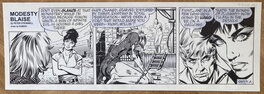 Enric badia Romero - Enric Romero: Modesty Blaise daily - Planche originale