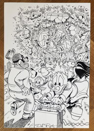 Don Rosa - Don Rosa: Attaaaack! cover - Planche originale