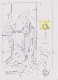 Antonio Lapone - Freddy Lombard - Hommage à Yves Chaland - Œuvre originale