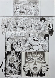 Flaviano Armentaro - Black widow N° 1 page 3 - Planche originale