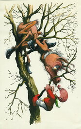 Jean Dulieu - Paulus de Boskabouter - Margriet/Bobo - Original Illustration