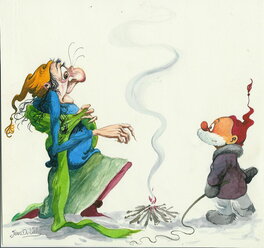 Jean Dulieu - Paulus de Boskabouter - Margriet/Bobo - Original Illustration