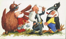 Jean Dulieu - Paulus de Boskabouter - Margriet/Bobo - Original Illustration