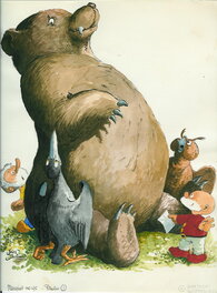 Jean Dulieu - Paulus de Boskabouter - Margriet/Bobo - Original Illustration