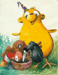 Jean Dulieu - Paulus de Boskabouter - Margriet/Bobo - Original Illustration