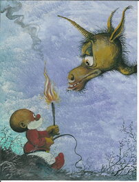 Jean Dulieu - Paulus de Boskabouter - Margriet/Bobo - Original Illustration