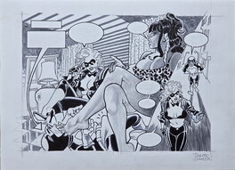 Franco Saudelli - Suspiria ai tuoi piedi p 8-9 - Planche originale