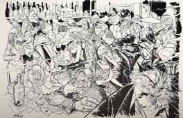 Benoît Sokal - Inspektor Carnardo - Original Illustration