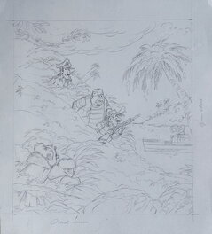 Edwin Wouters - Jommeke 302: De Sneeuwmaker - Planche originale