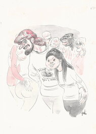 Yukio Sugiura - Make Love, Not War | Manga Sunday | 1966 - Original Illustration