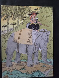 Wasterlain Marc - Illustration originale couleur de wasterlain - Illustration originale