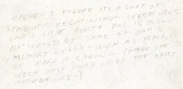 Note en dos de planche