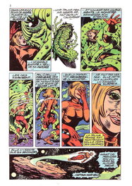 Strange #83 (Captain Marvel "Adieu les rocheuses !", page 2)