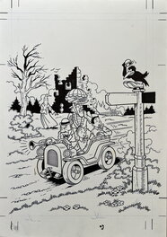 Luc Morjaeu - De Tuf Tuf Club - Planche originale