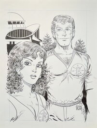 Eddy Paape - Luc Oriënt - Illustration originale