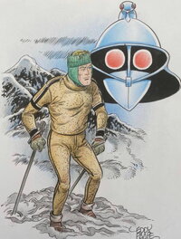 Eddy Paape - Luc Oriënt - 6e Continent - Illustration originale