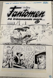 César Spadari - In Strange Land 1 “The Phantom “ - Planche originale