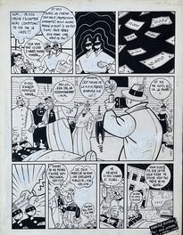 Fabrizio Borrini - Suplex et Caltex - Planche originale