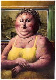 John Boltoon - Freak Show: The Residents "Wanda the Worm Woman" - Œuvre originale