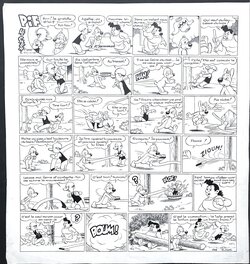 Roger Mas - PIF A FROID ! - Planche originale