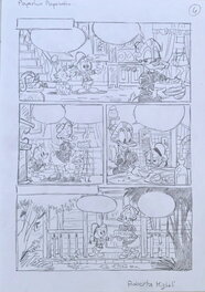 Roberta Migheli - Donald Junior - Page 4 - Le trésor du bois de Mac - Œuvre originale