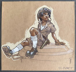 Philippe Buchet - Soldat Navïs - Illustration originale