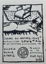 Loustal - L'heure du rendez-vous - Original Illustration