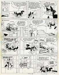 Raymond Macherot - Macherot : Sibylline tome 1 planche 4 - Planche originale