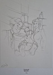 Emmanuel Despujol - Flora et Hugo - Œuvre originale