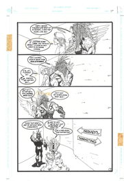 Simon Bisley - Lobo's Back #2 | Heaven is... a 4-Letter Word | Spirit Guide - Planche originale