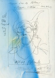 Philippe Druillet - Étude originale de personnage pour Salammbô - Illustration originale