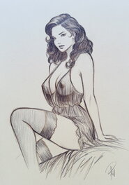 Laurent Paturaud - Assise - Original Illustration