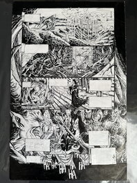 Cyril Pontet - Pontet, Cyril Chroniques de la Lune Noire - Pré-version Planche 35 Tome 11 - 2003 - Planche originale