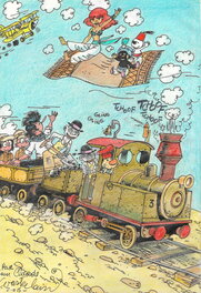 Marc Wasterlain - Le docteur POCHE - Original Illustration