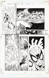 John Byrne - The Amazing Spider-man #5, page 21 - Planche originale