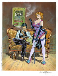 Gil Formosa - Blueberry & Chihuahua Pearl - Illustration originale