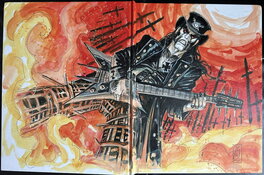 Olivier Ledroit - Blanckcover - Requiem Chevalier Vampire Tome 12 - Original Illustration