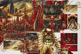 Olivier Ledroit - Requiem, Chevalier Vampire: Hellfire Club, planches 31-32 - Comic Strip