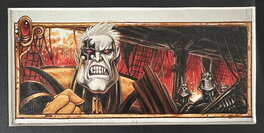 Olivier Ledroit - Requiem, Chevalier Vampire: Le Bal des Vampires, P48 case 1 - Planche originale