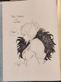 Livia Pastore - Reine guerre d'arran - Planche originale