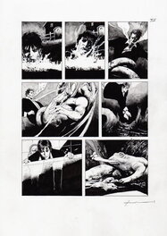 Corrado Roi - Dylan Dog n. 453 " Pioggia di sangue" p. 37 - Planche originale
