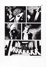 Corrado Roi - Dylan Dog n. 453 " Pioggia di sangue" p. 62 - Planche originale
